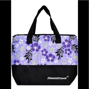 NWT Hawaiian Print Large Insulated Cooler Tote Bag